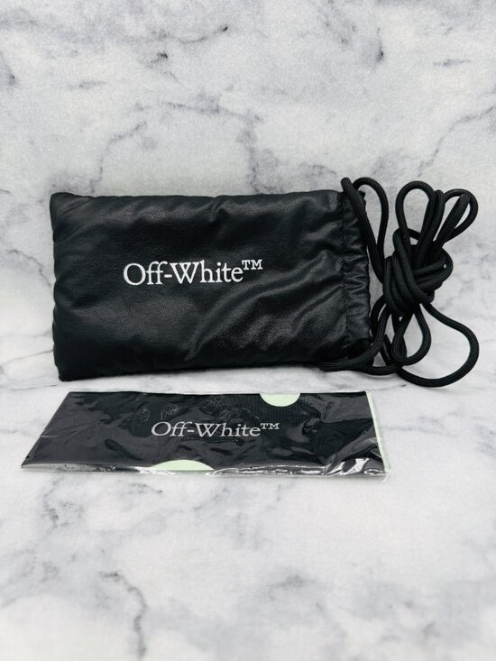 Off-White Accessories - Off-White Sunglasses Case Set,Soft Padded Drawstring Bag Shoulder Strap,Cloth